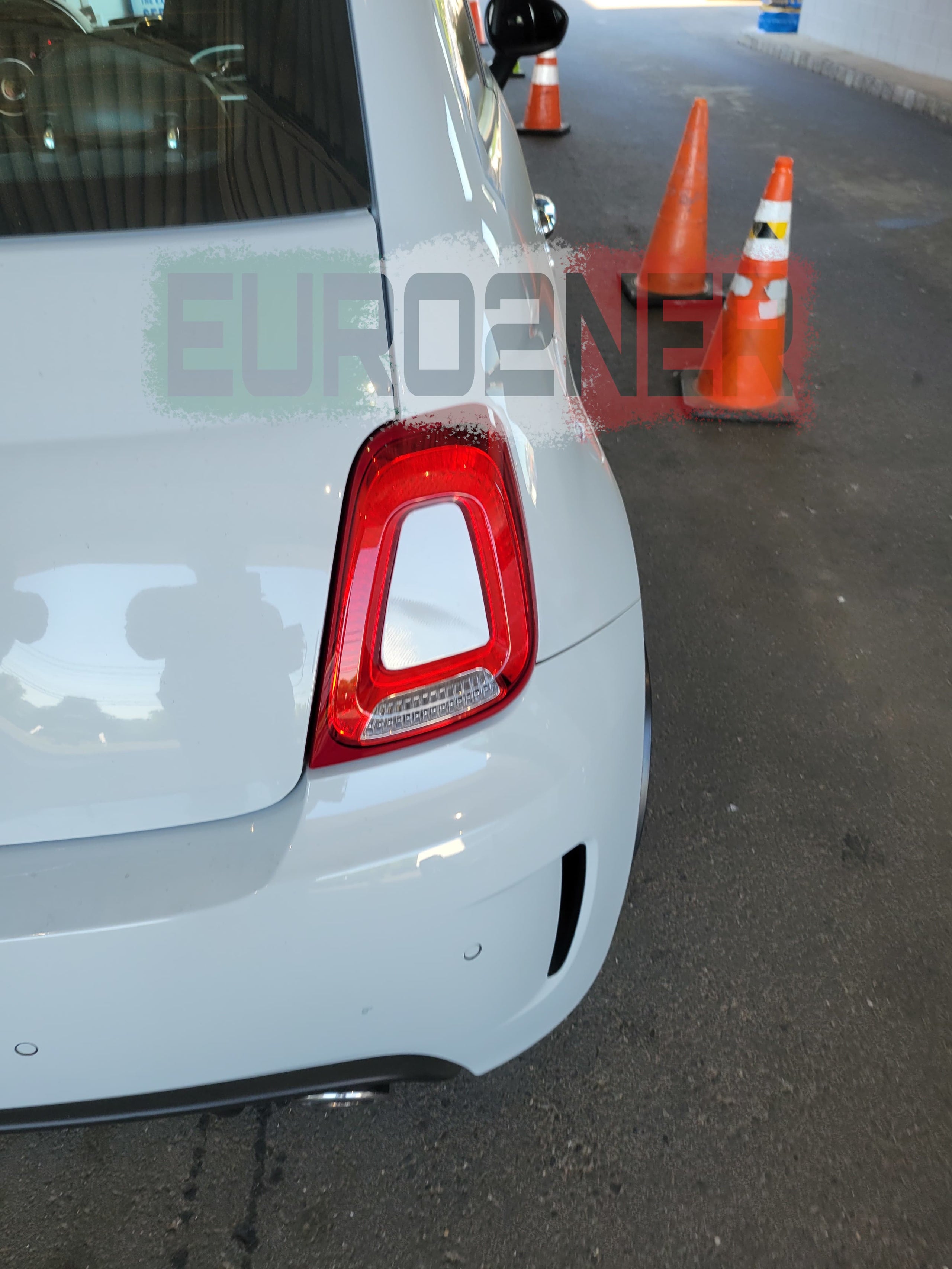 Fiat 500 cheap rear light insert